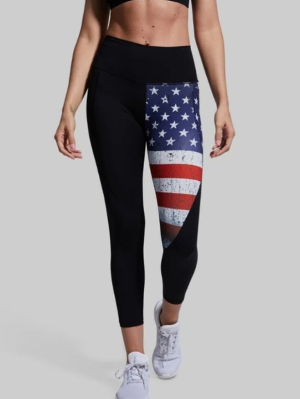Born Primitive Synergy Legging w/ Pockets American Flag Size Medium NWOT